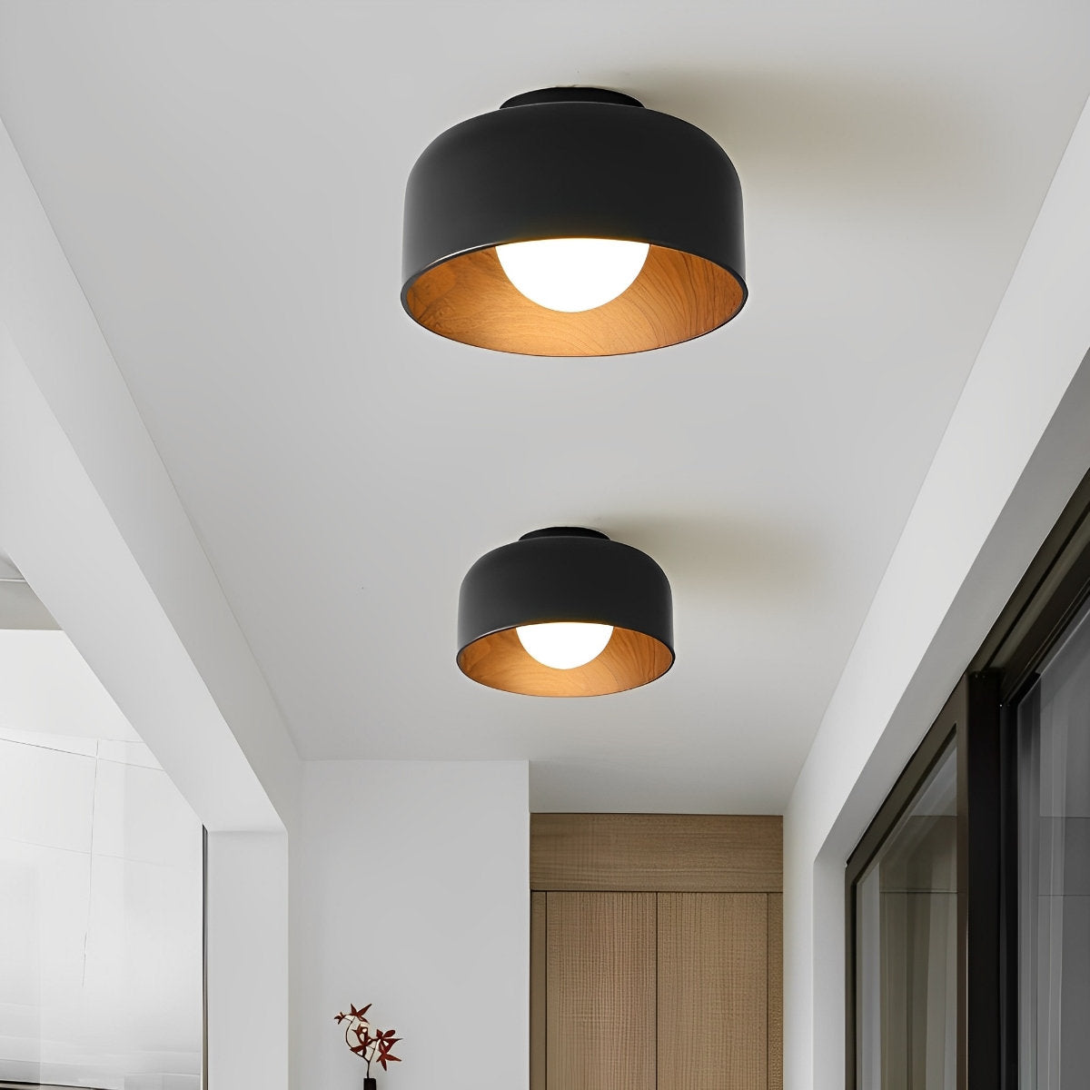 Minimalist Bowl LED Ceiling Light Flush Mount Lighting Chandelier