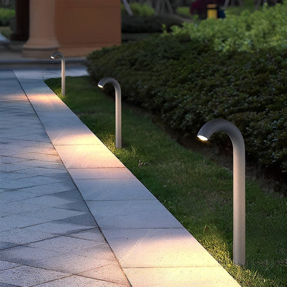 Umbrella handle Modern Light Water Pipe Waterproof Nordic Landscape Lighting