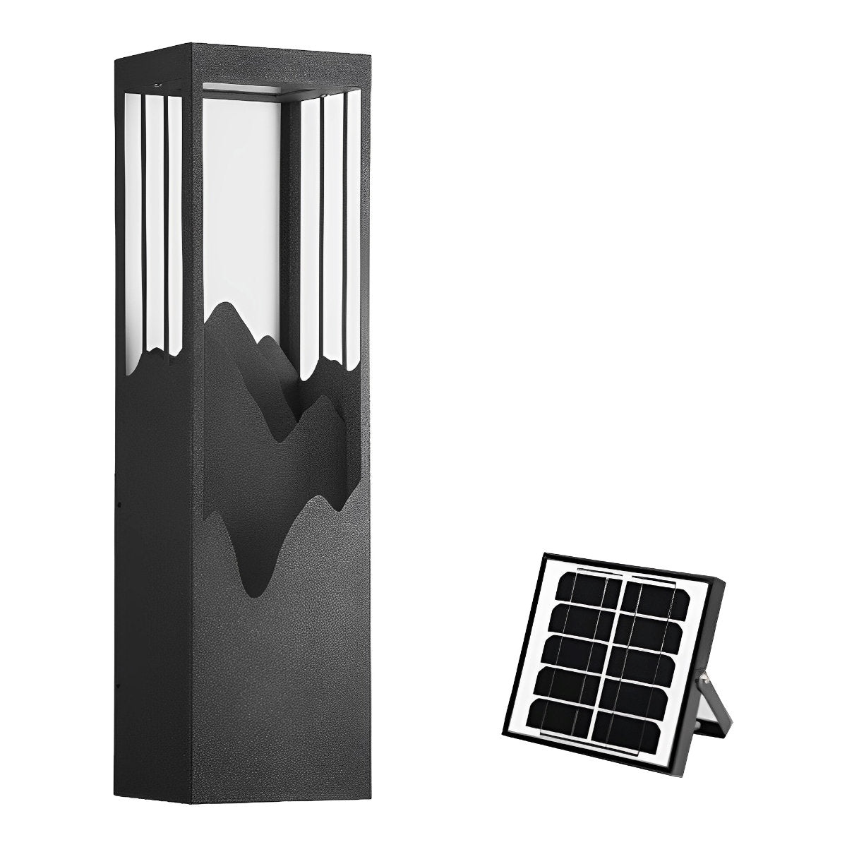 Waterproof Solar Mountain Scenery Led Wall Sconce Garden Wall Light