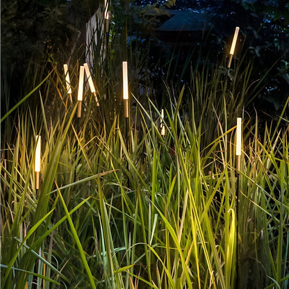 Waterproof Solar Reed Shaped Lights LED Garden Landscape Lighting