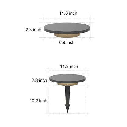 Waterproof Solar Outdoor Grass Light LED Ground Lights for Villa Garden