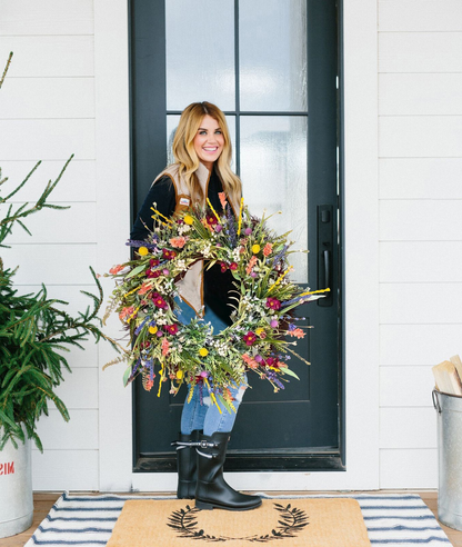 Texas Wildflower Wreath