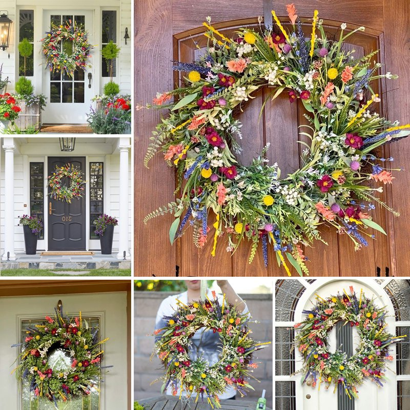 Texas Wildflower Wreath