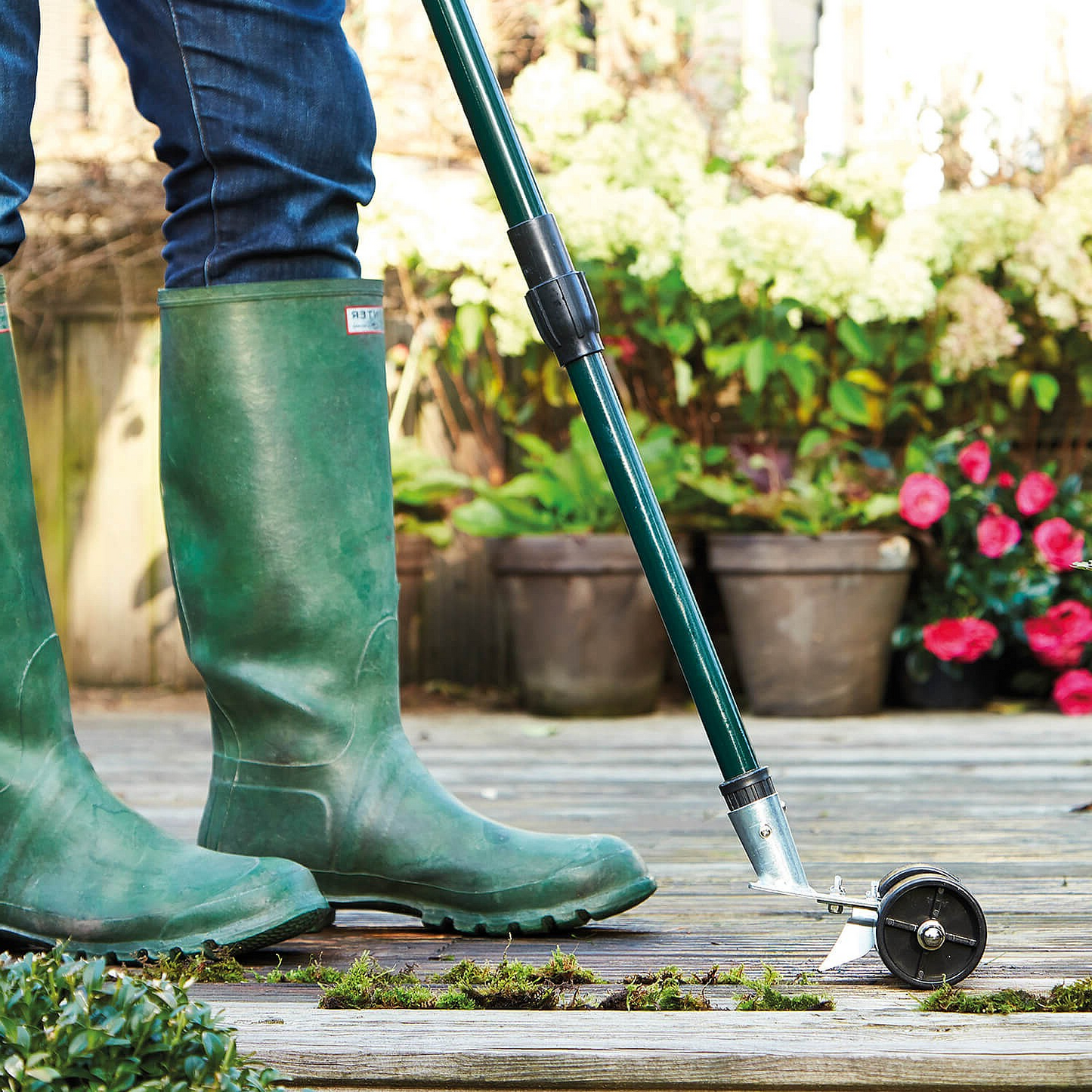 Patio Scraper to Remove Weeds | Garden Crevice Weeding Hook