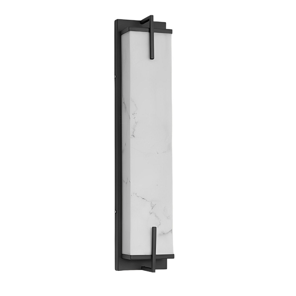 Rectangular Resin  Waterproof LED Black Modern Outdoor Sconce Wall Lamp