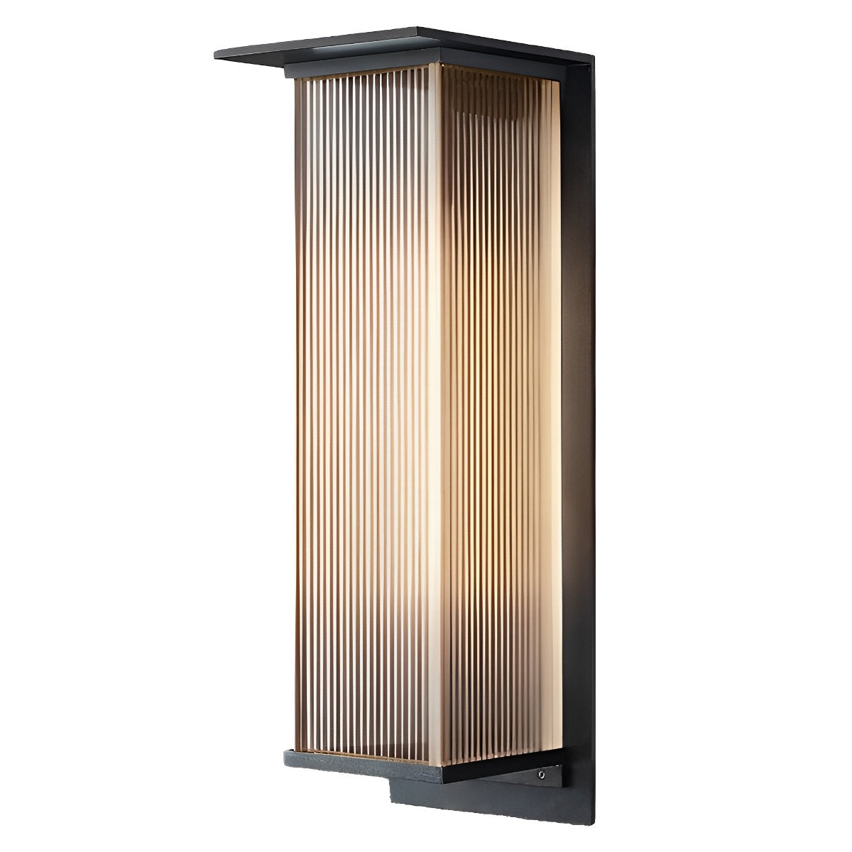 Rectangular Waterproof LED Modern Outdoor Solar Wall Sconces Lighting