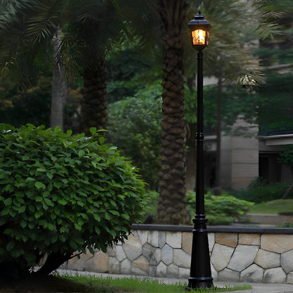 Retro LED Waterproof Garden Lamp Post Lights Outdoor Pole Light