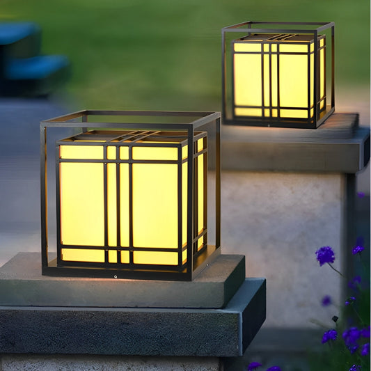 Retro Waterproof LED Modern Outdoor Post Cap Light