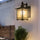 Retro Waterproof LED Vintage Solar Wall Lamp with Remote Wall Sconce Lighting