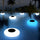 Round Colorful RGB LED Waterproof Solar Modern Outdoor Lights Pool Lights Water Floating Light Pond Lamp