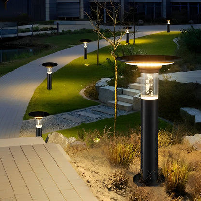 Round Creative Bubble Design Waterproof LED Modern Solar Path Lights