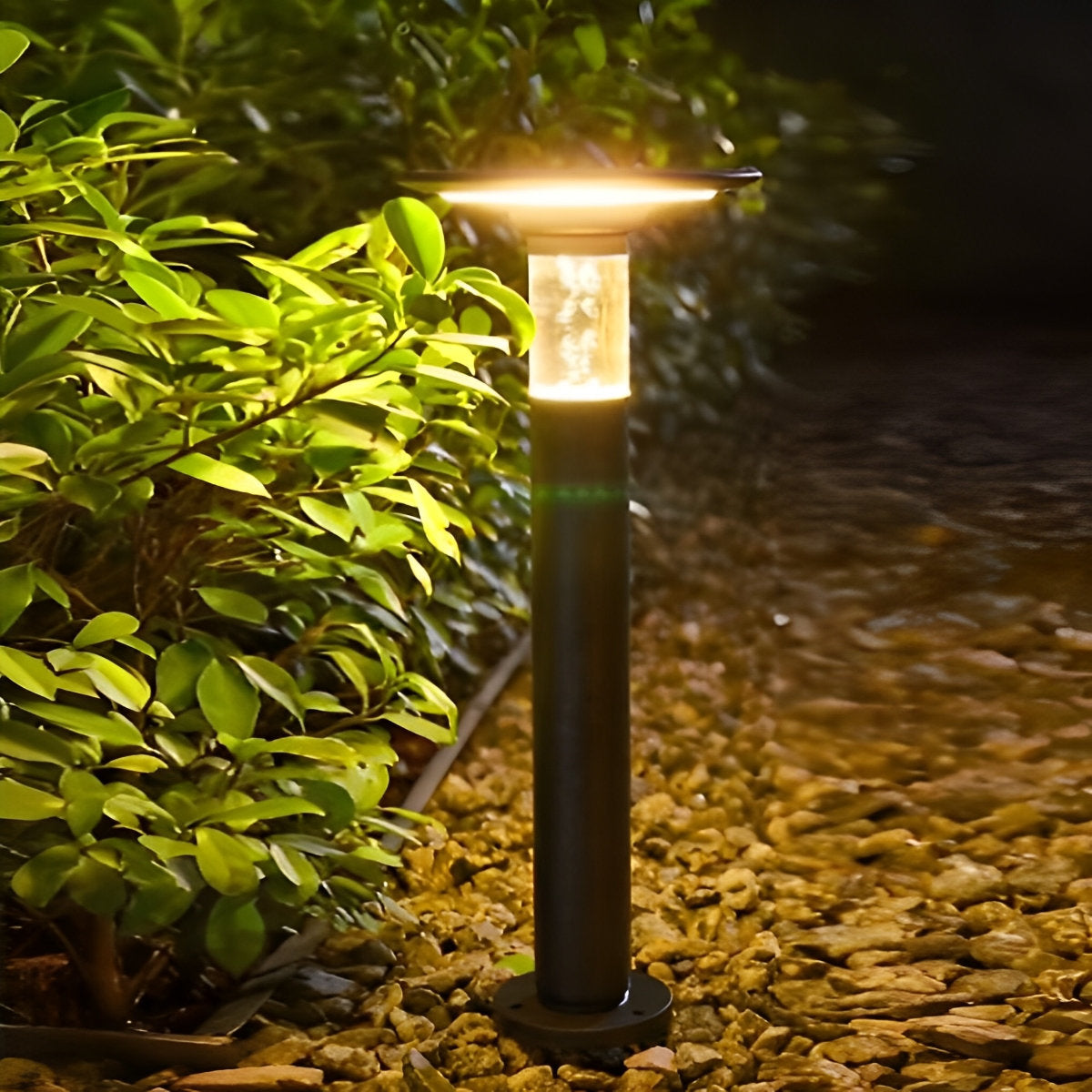 Round Creative Bubble Design Waterproof LED Modern Solar Path Lights