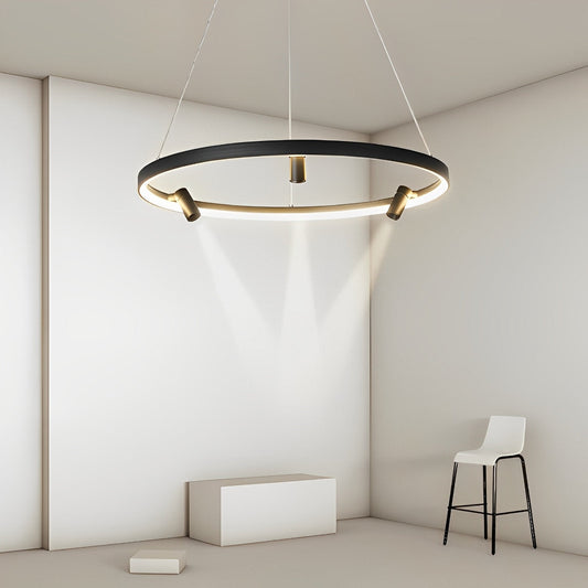 Round Ring Creative LED Chandelier Hanging Lamp