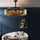 Rustic Modern Crystal Chandeliers Round Ceiling Lights