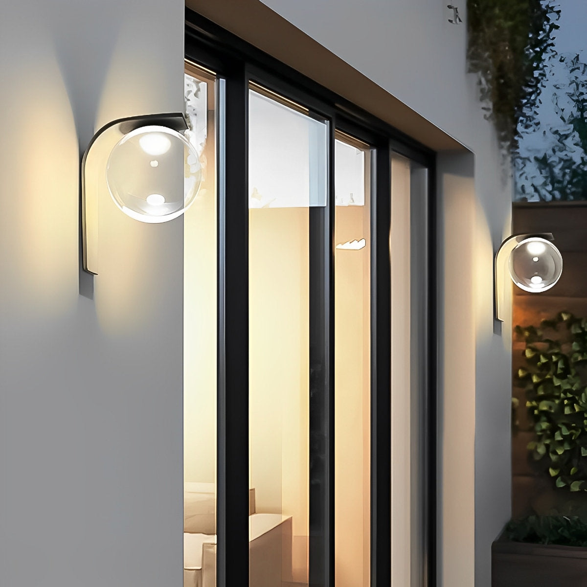 Solar Waterproof Bubbles LED Outdoor Wall Sconces