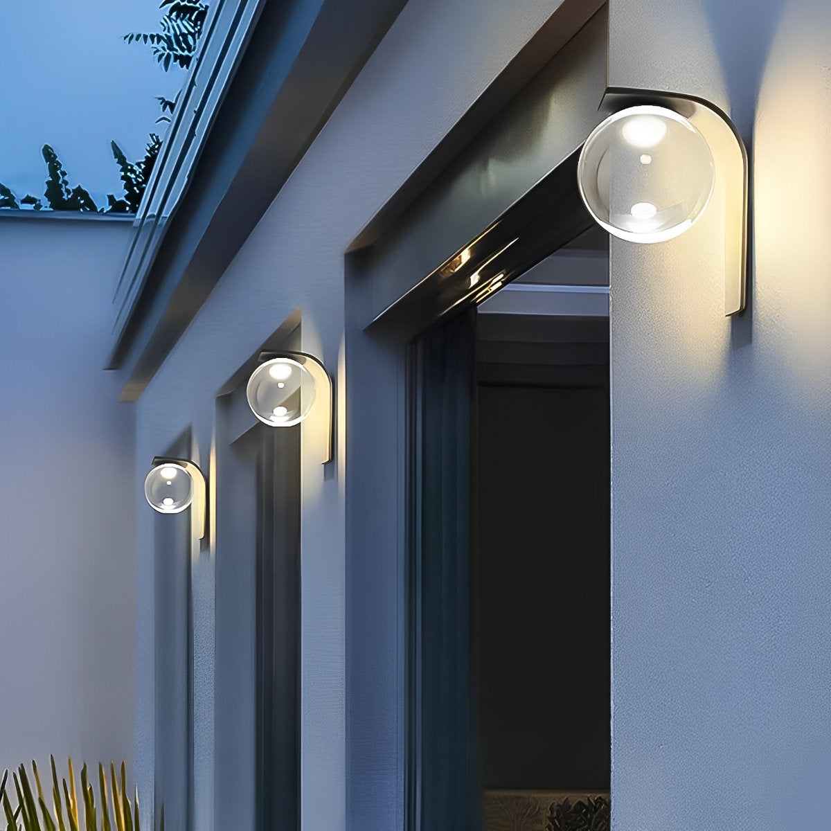 Solar Waterproof Bubbles LED Outdoor Wall Sconces