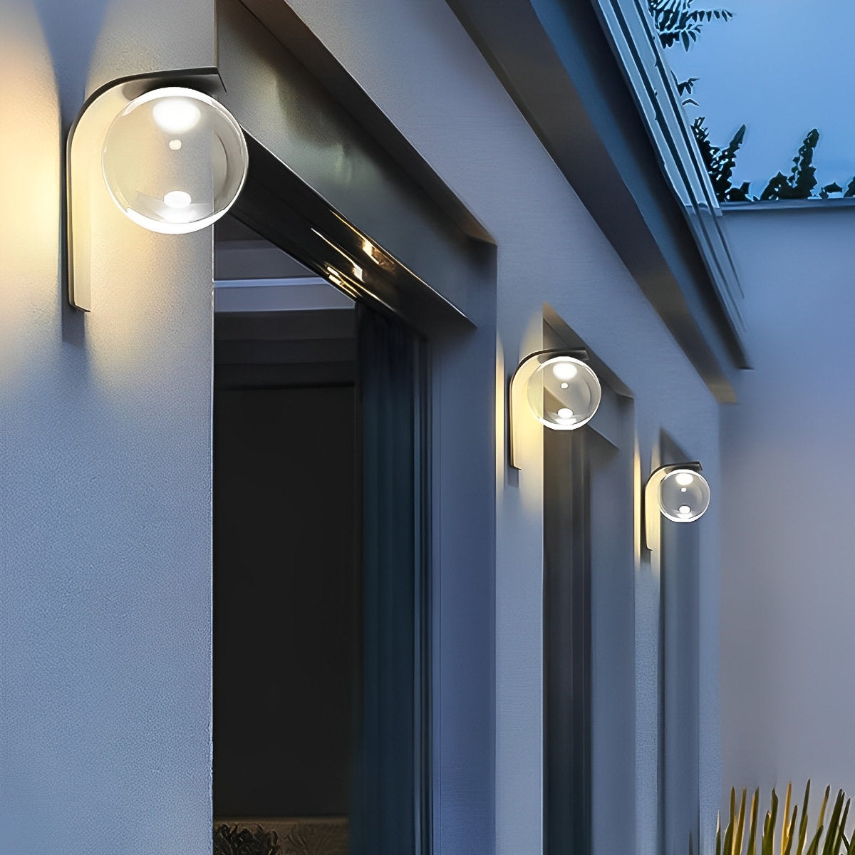 Solar Waterproof Bubbles LED Outdoor Wall Sconces