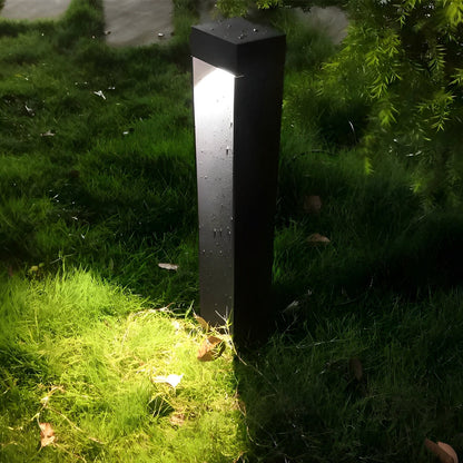 Square LED Waterproof Black Modern Outdoor Lawn Light Path Lights