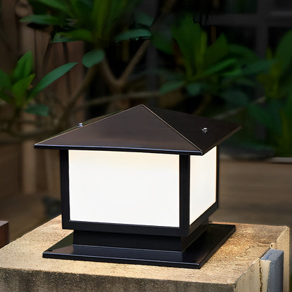 Square LED Waterproof Solar Fence Post Cap Lights Column Lamp