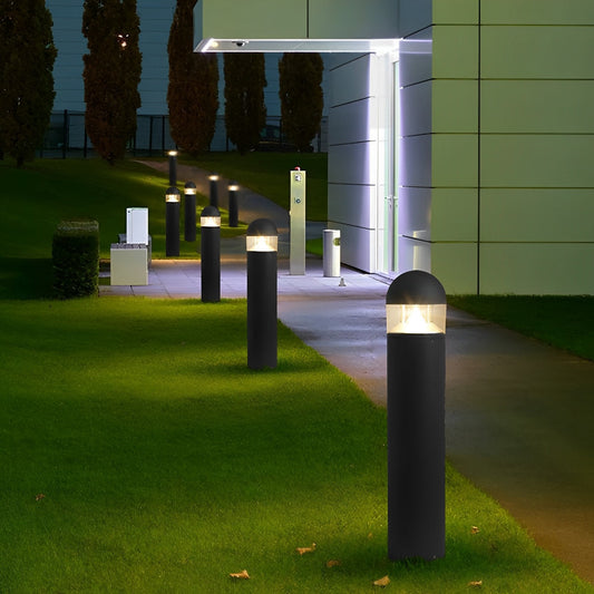 Waterproof Aluminum Metal Post Bollard Light Pillar Lantern Pathway