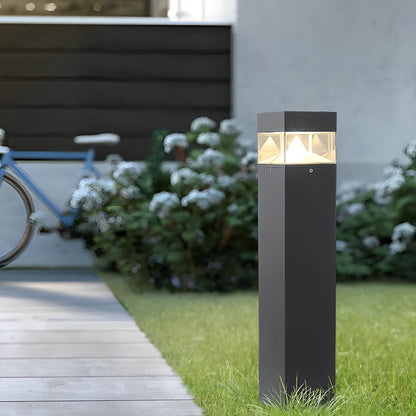 Waterproof Aluminum Metal Post Bollard Light Pillar Lantern Pathway