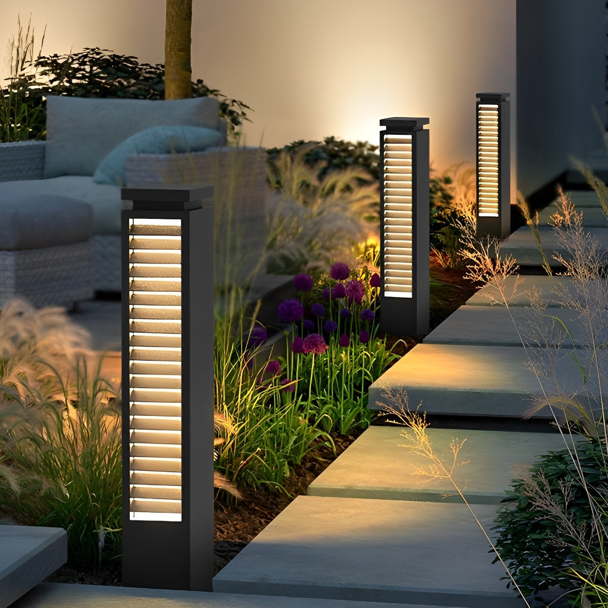 Waterproof Modern LED Path Lights Outdoor Post Lights