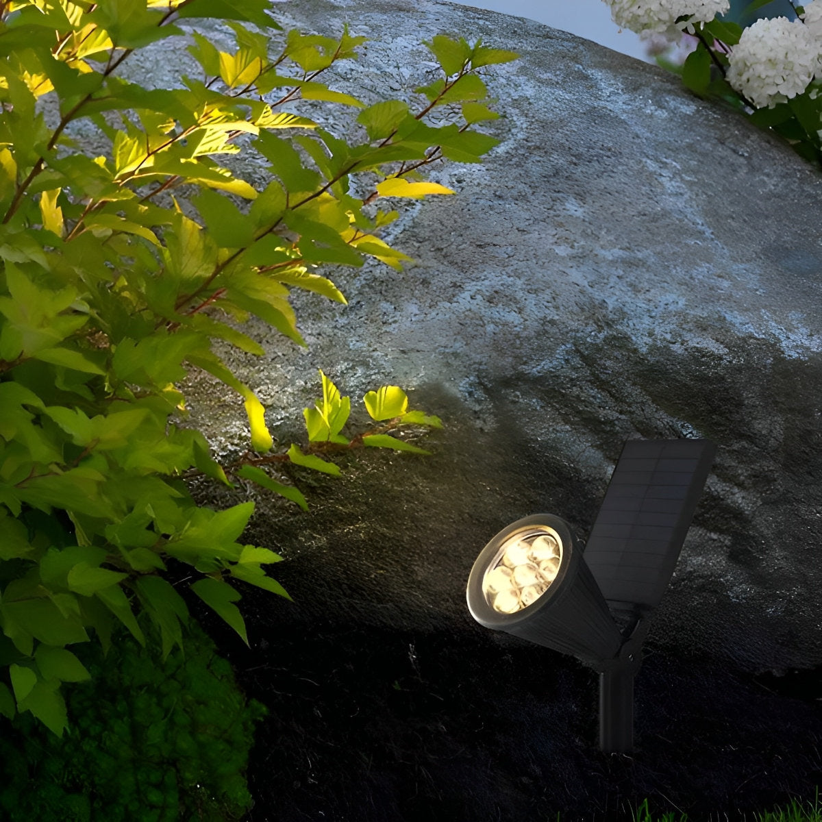 Waterproof LED Modern Solar Tree Spotlights Landscape Decor Lighting Lawn Light