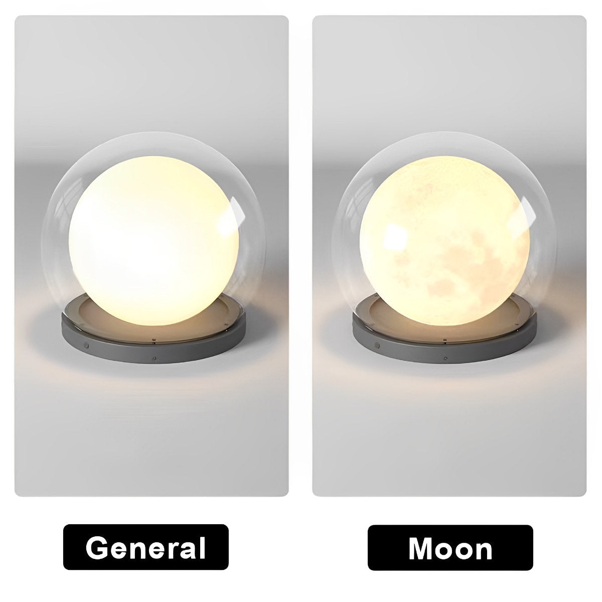 Waterproof Modern Moon Bubble Post Light Landscape Light