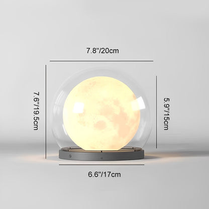 Waterproof Modern Moon Bubble Post Light Landscape Light