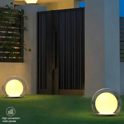 Waterproof Modern Moon Bubble Post Light Landscape Light