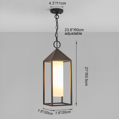 Waterproof Modern Outdoor Hanging Lantern Pendant Lights