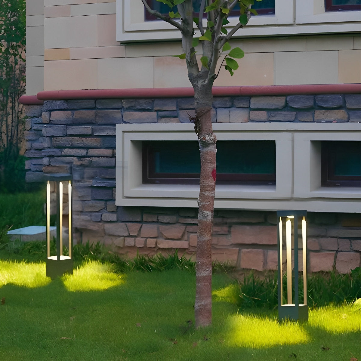 Waterproof Outdoor Garden LED Lawn Lamp Bollard Path Lights