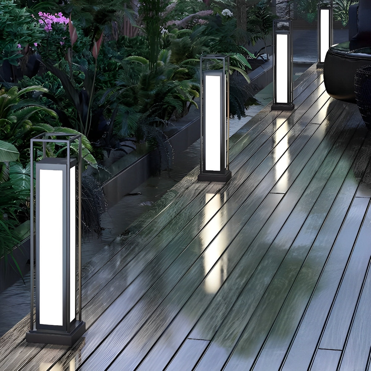 Waterproof Outdoor Post Lights LED Garden Lights Deck Light