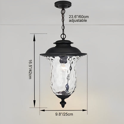 Waterproof Rustic Outdoor Hanging Lantern Pendant Lights