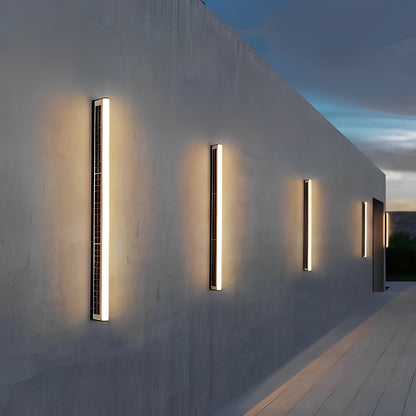 Waterproof  Solar Modern Rectangular Minimalist LED Strip Light