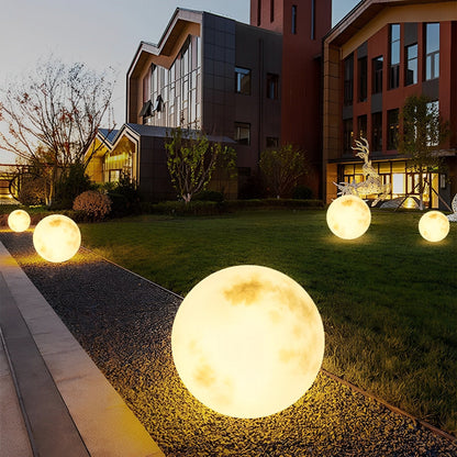 Waterproof Solar Moon Ball Lights Garden Landscape Lights