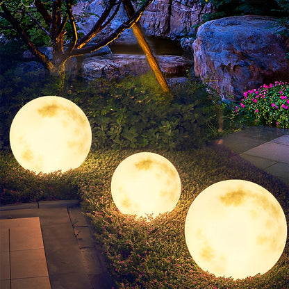 Waterproof Solar Moon Ball Lights Garden Landscape Lights