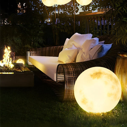 Waterproof Solar Moon Ball Lights Garden Landscape Lights