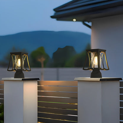 Waterproof Solar Powerd LED Outdoor Post Lights