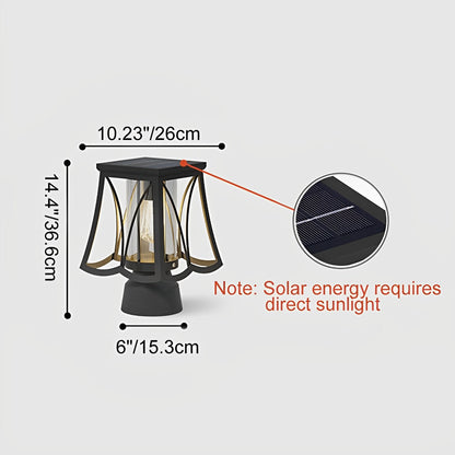 Waterproof Solar Powerd LED Outdoor Post Lights