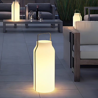 Waterproof Solar Vase Shape LED Outdoor Floor Lamp