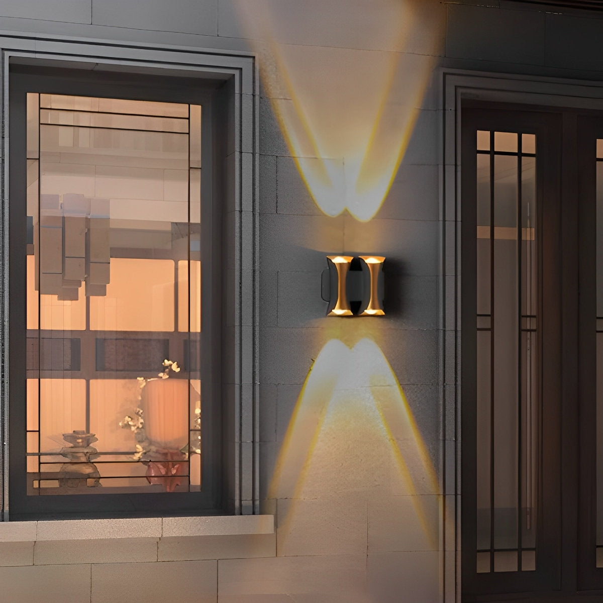 Waterproof Up and Down Lights LED Modern Outdoor Wall Sconce