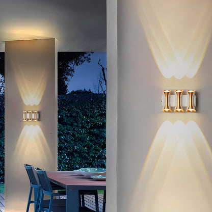 Waterproof Up and Down Lights LED Modern Outdoor Wall Sconce